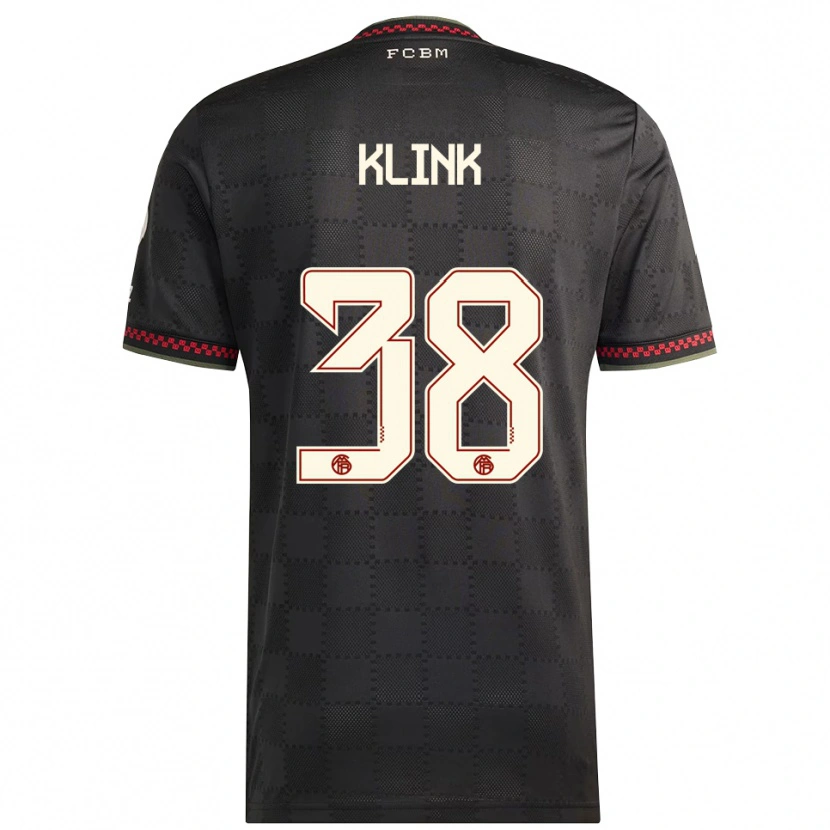 Danxen Herren Anna Klink #38 Schwarz Weiß Ausweichtrikot Trikot 2025/26 T-Shirt Österreich