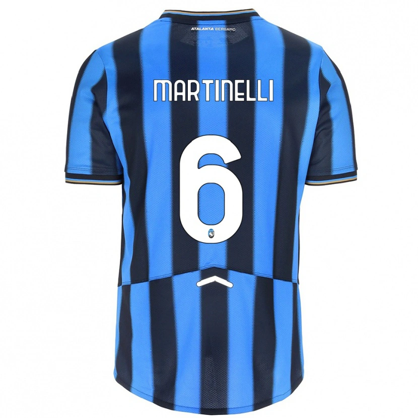 Danxen Damen Gabriel Martinelli #6 Himmelblau Schwarz Heimtrikot Trikot 2025/26 T-Shirt Österreich