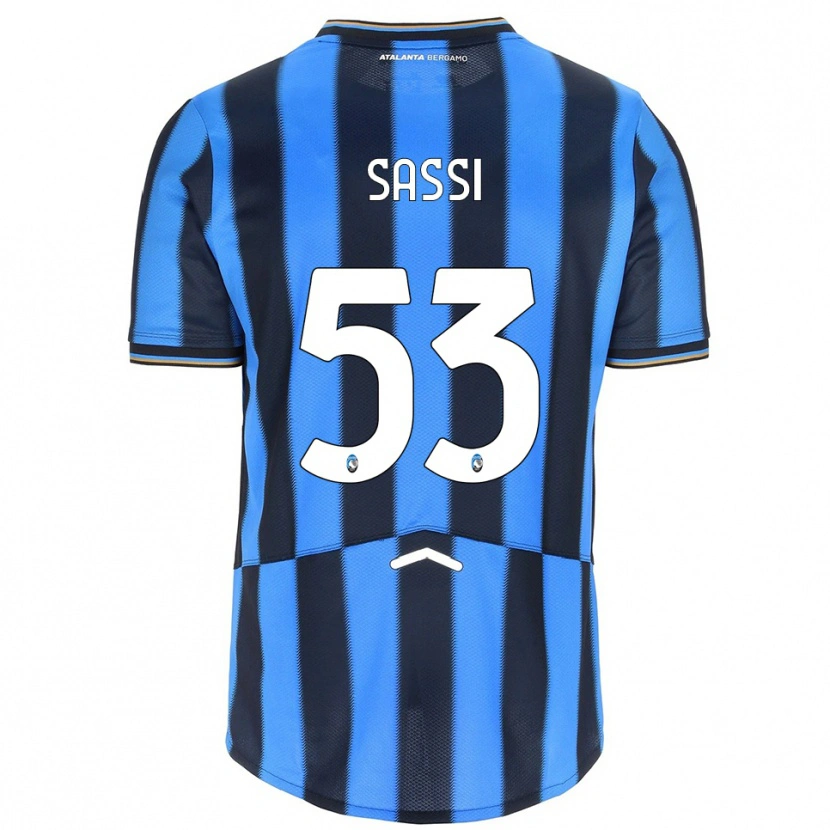Danxen Damen Jacopo Sassi #53 Himmelblau Schwarz Heimtrikot Trikot 2025/26 T-Shirt Österreich
