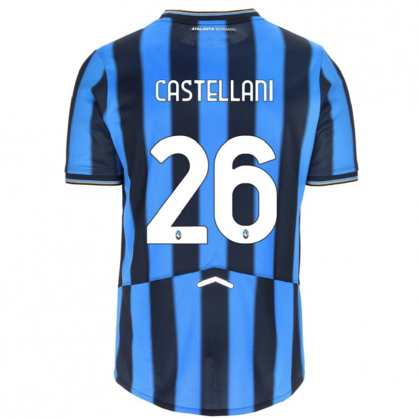 Danxen Damen Eleonora Castellani #26 Himmelblau Schwarz Heimtrikot Trikot 2025/26 T-Shirt Österreich
