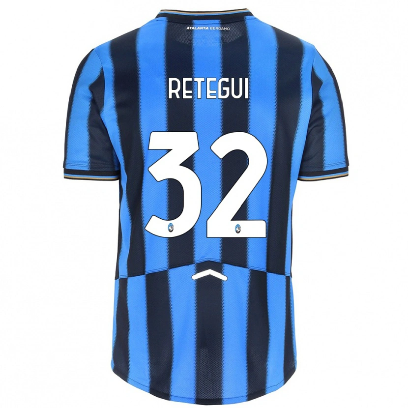 Danxen Damen Mateo Retegui #32 Himmelblau Schwarz Heimtrikot Trikot 2025/26 T-Shirt Österreich