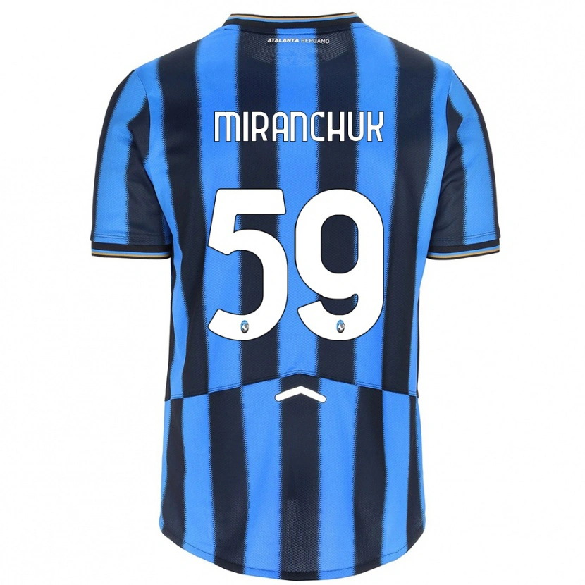 Danxen Damen Aleksey Miranchuk #59 Himmelblau Schwarz Heimtrikot Trikot 2025/26 T-Shirt Österreich
