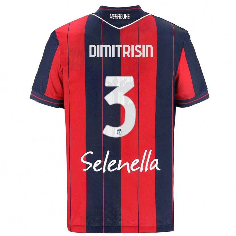 Danxen Damen Daniil Dimitrișin #3 Rot Marineblau Heimtrikot Trikot 2025/26 T-Shirt Österreich