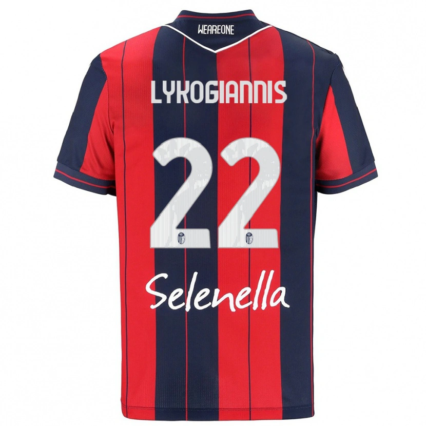 Danxen Damen Charalampos Lykogiannis #22 Rot Marineblau Heimtrikot Trikot 2025/26 T-Shirt Österreich