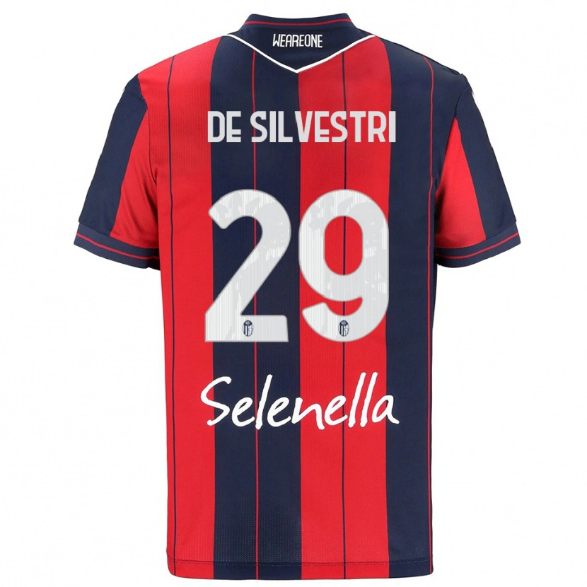 Danxen Damen Lorenzo De Silvestri #29 Rot Marineblau Heimtrikot Trikot 2025/26 T-Shirt Österreich