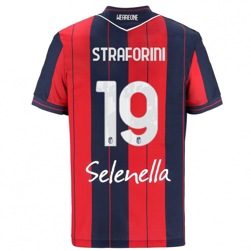 Danxen Damen Rino Straforini #19 Rot Marineblau Heimtrikot Trikot 2025/26 T-Shirt Österreich