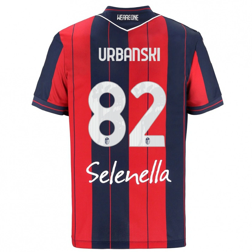Danxen Damen Kacper Urbanski #82 Rot Marineblau Heimtrikot Trikot 2025/26 T-Shirt Österreich