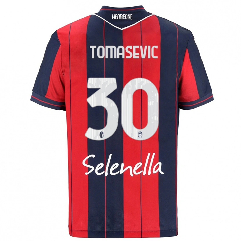 Danxen Damen Bodin Tomasevic #30 Rot Marineblau Heimtrikot Trikot 2025/26 T-Shirt Österreich