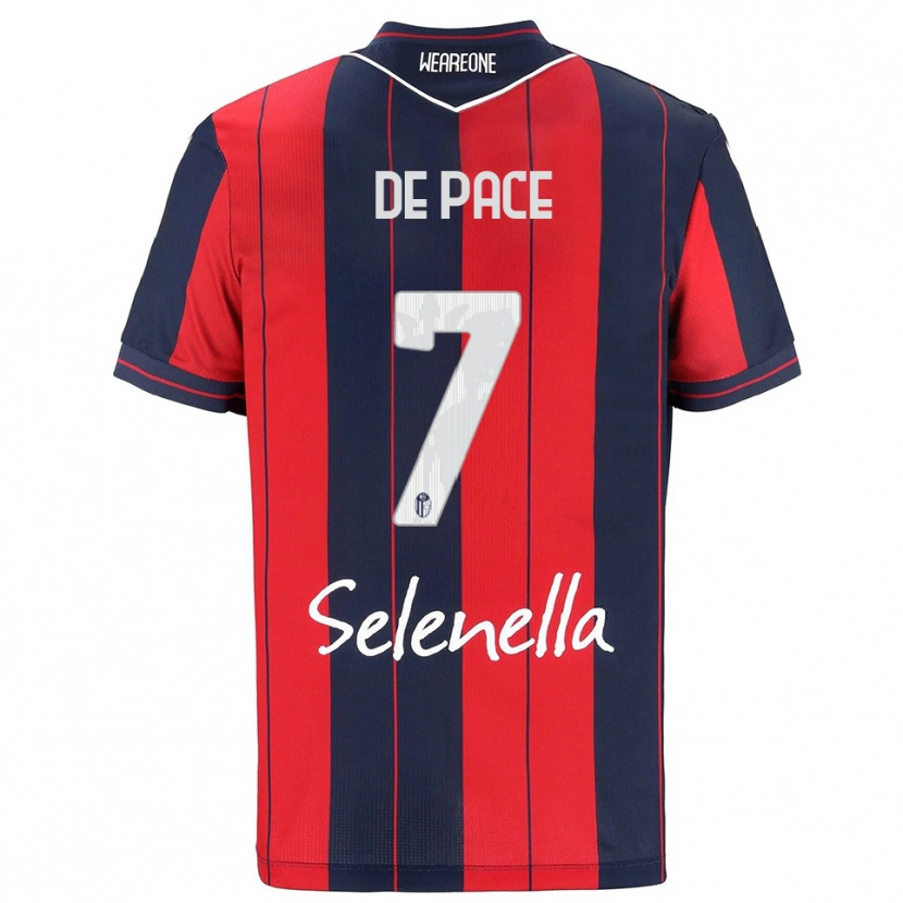 Danxen Damen Piervincenzo De Pace #7 Rot Marineblau Heimtrikot Trikot 2025/26 T-Shirt Österreich