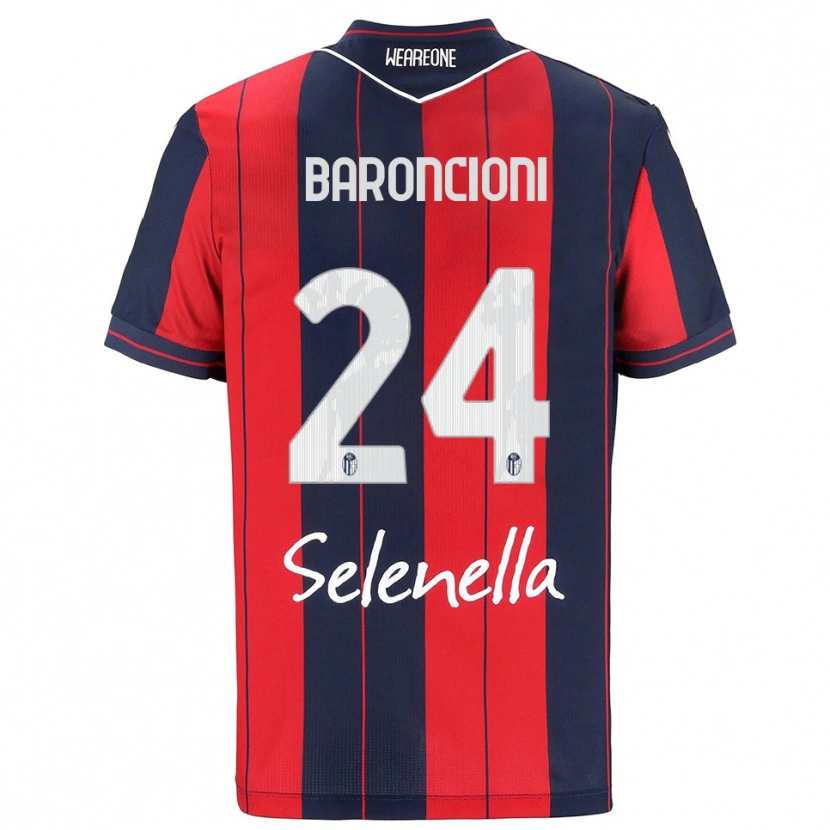 Danxen Damen Davide Baroncioni #24 Rot Marineblau Heimtrikot Trikot 2025/26 T-Shirt Österreich