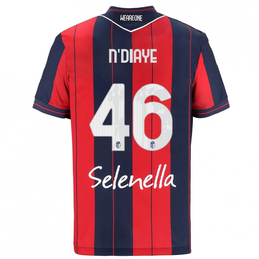 Danxen Damen Antoine N'diaye #46 Rot Marineblau Heimtrikot Trikot 2025/26 T-Shirt Österreich