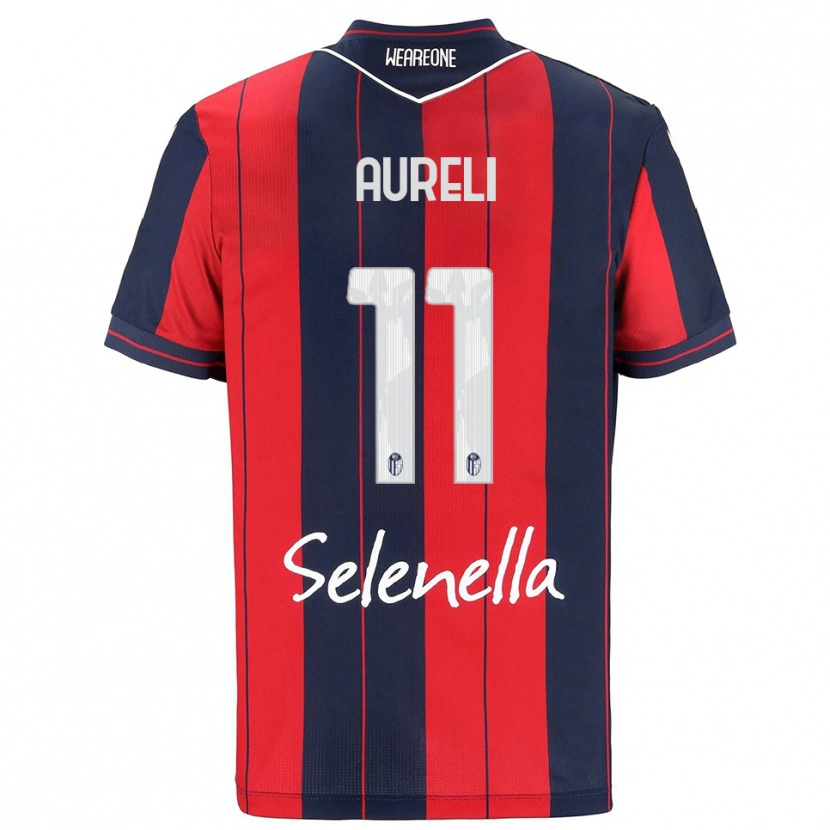 Danxen Damen Valerio Aureli #11 Rot Marineblau Heimtrikot Trikot 2025/26 T-Shirt Österreich