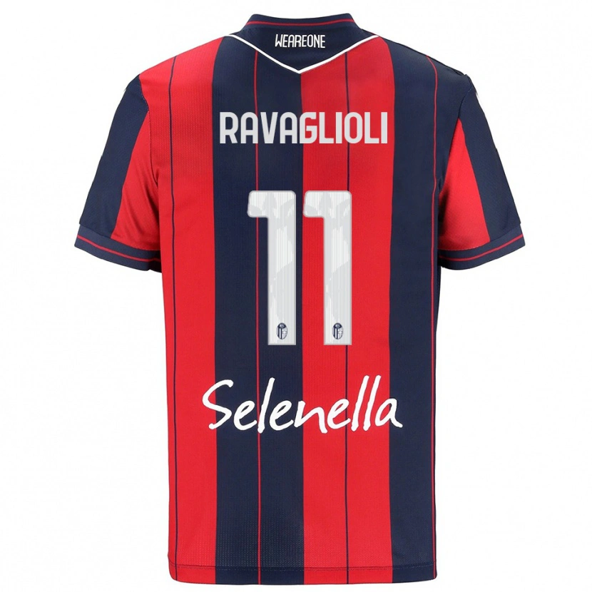 Danxen Damen Tommaso Ravaglioli #11 Rot Marineblau Heimtrikot Trikot 2025/26 T-Shirt Österreich