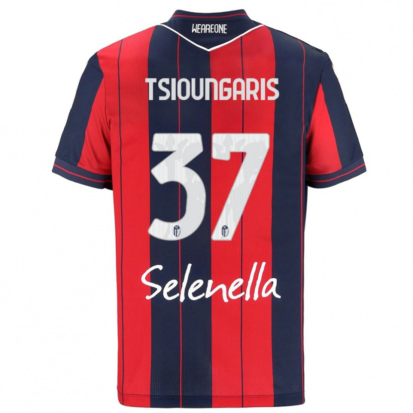 Danxen Damen Theodoros Tsioungaris #37 Rot Marineblau Heimtrikot Trikot 2025/26 T-Shirt Österreich