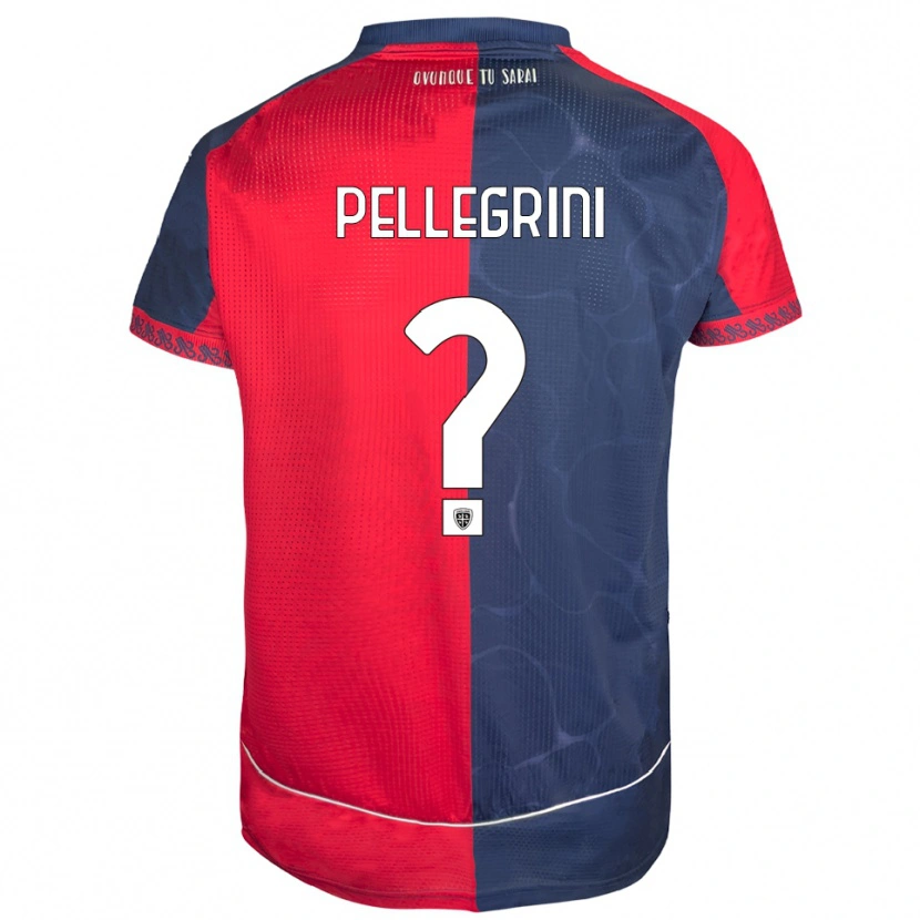 Danxen Damen Nicolò Pellegrini #0 Rot Marineblau Heimtrikot Trikot 2025/26 T-Shirt Österreich