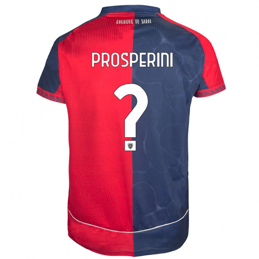 Danxen Damen Matteo Prosperini #0 Rot Marineblau Heimtrikot Trikot 2025/26 T-Shirt Österreich