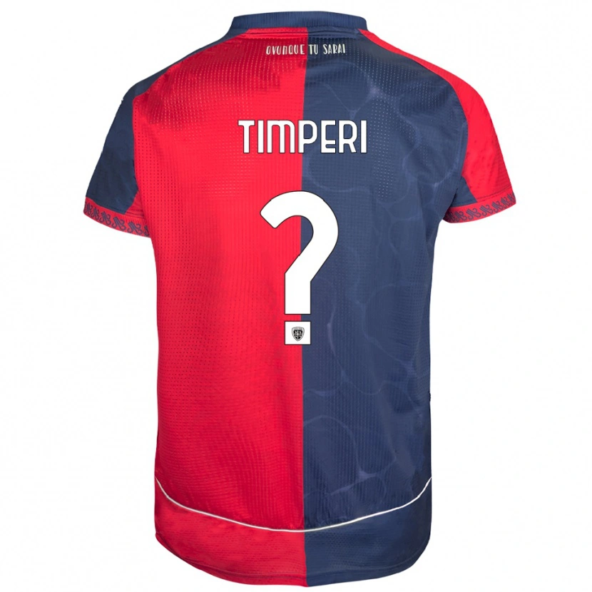 Danxen Damen Giordano Timperi #0 Rot Marineblau Heimtrikot Trikot 2025/26 T-Shirt Österreich