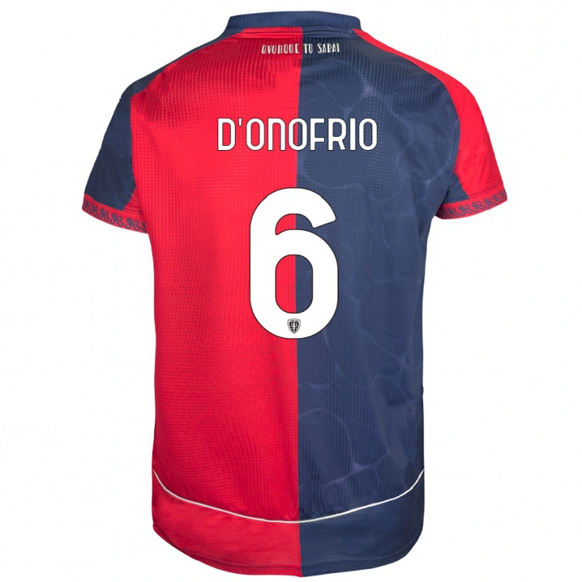 Danxen Damen Vincenzo D'onofrio #6 Rot Marineblau Heimtrikot Trikot 2025/26 T-Shirt Österreich