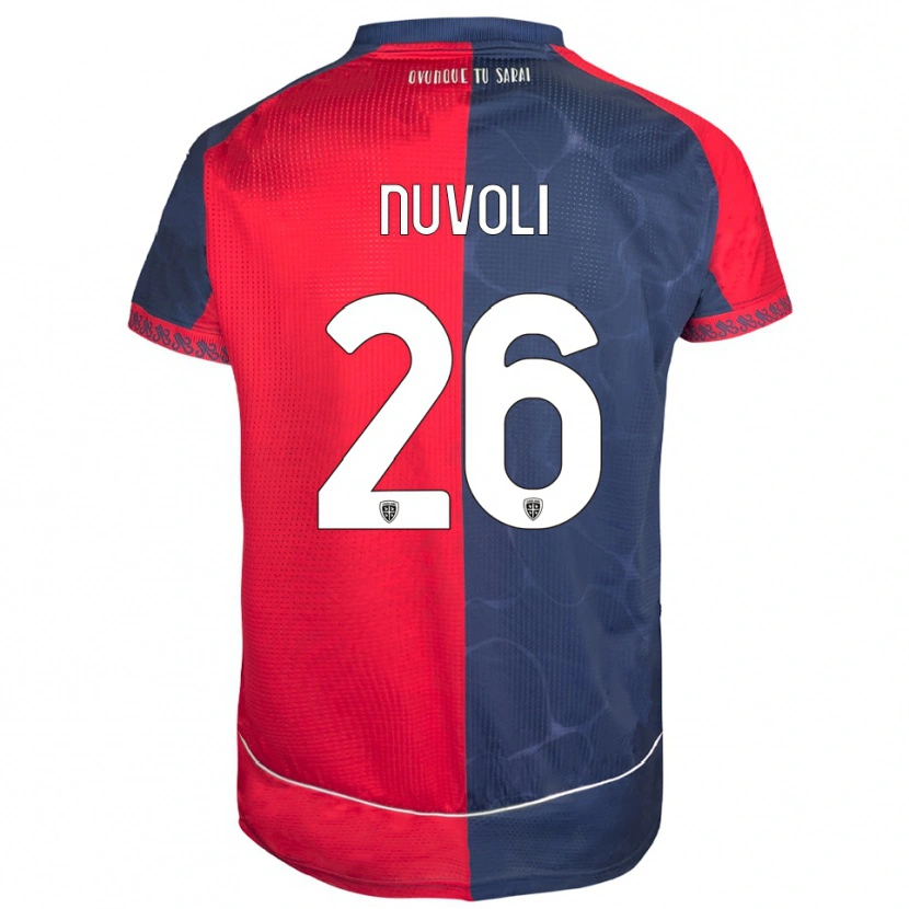 Danxen Damen Matteo Nuvoli #26 Rot Marineblau Heimtrikot Trikot 2025/26 T-Shirt Österreich