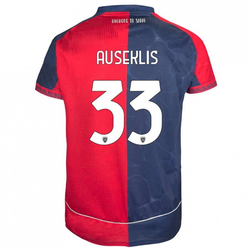 Danxen Damen Henrijs Auseklis #33 Rot Marineblau Heimtrikot Trikot 2025/26 T-Shirt Österreich