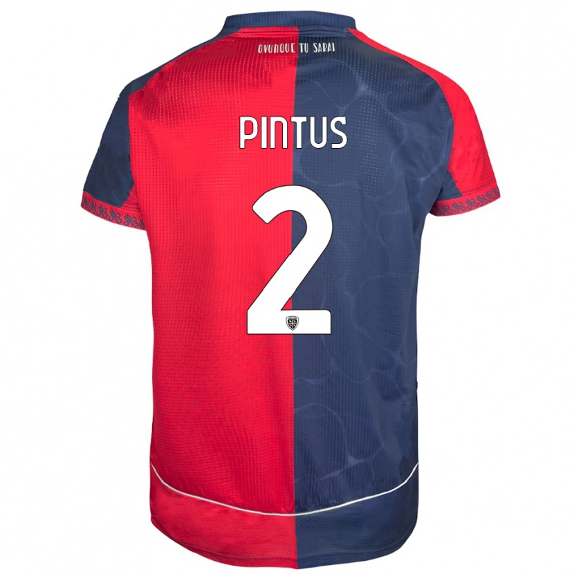 Danxen Damen Nicola Pintus #2 Rot Marineblau Heimtrikot Trikot 2025/26 T-Shirt Österreich