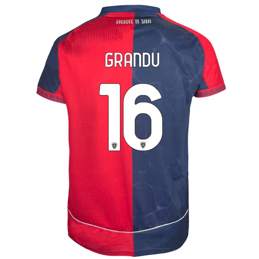 Danxen Damen Nicola Grandu #16 Rot Marineblau Heimtrikot Trikot 2025/26 T-Shirt Österreich