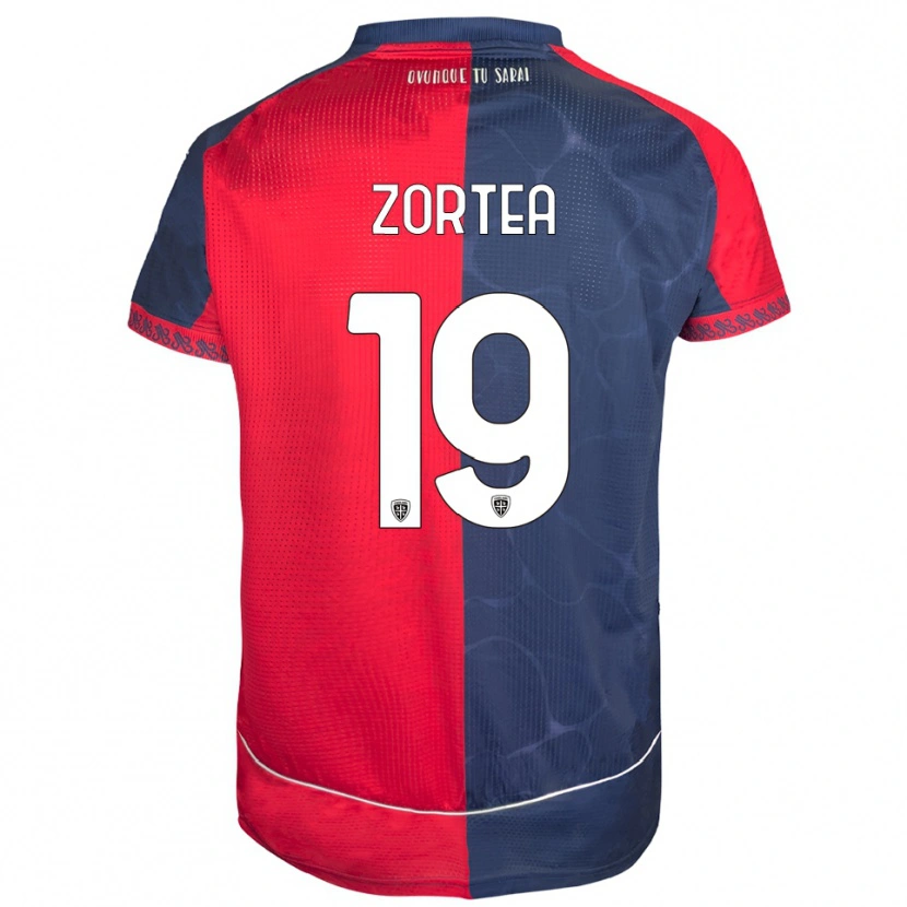 Danxen Damen Nadir Zortea #19 Rot Marineblau Heimtrikot Trikot 2025/26 T-Shirt Österreich