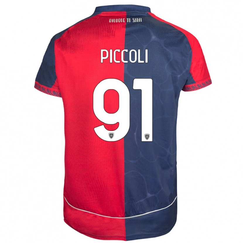 Danxen Damen Roberto Piccoli #91 Rot Marineblau Heimtrikot Trikot 2025/26 T-Shirt Österreich