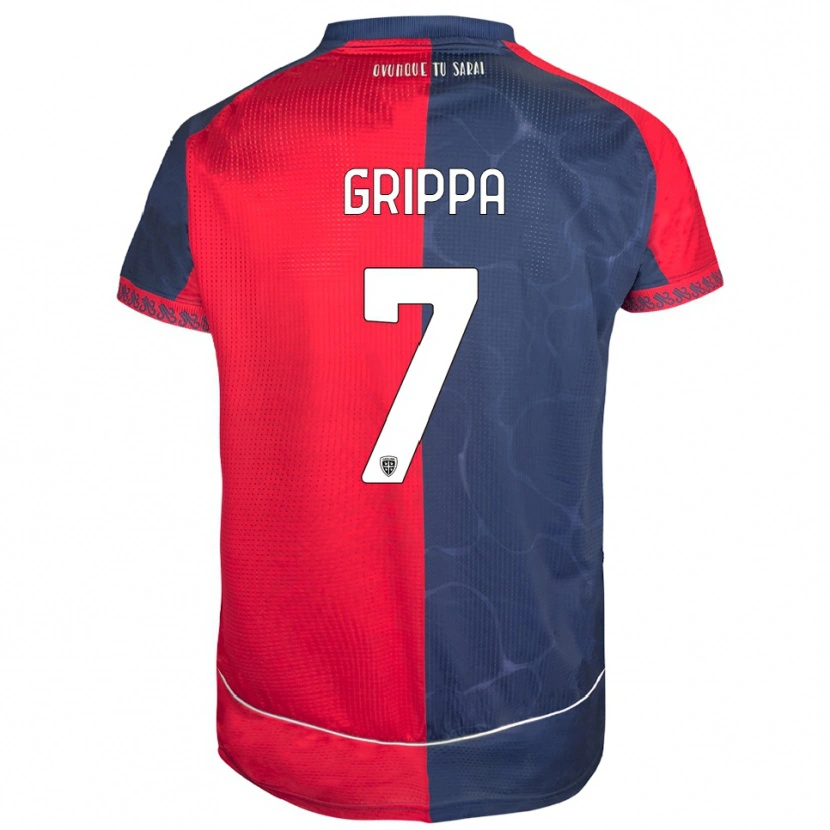 Danxen Damen Giosuè Grippa #7 Rot Marineblau Heimtrikot Trikot 2025/26 T-Shirt Österreich