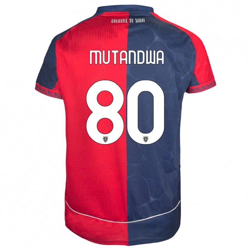 Danxen Damen Kingstone Mutandwa #80 Rot Marineblau Heimtrikot Trikot 2025/26 T-Shirt Österreich