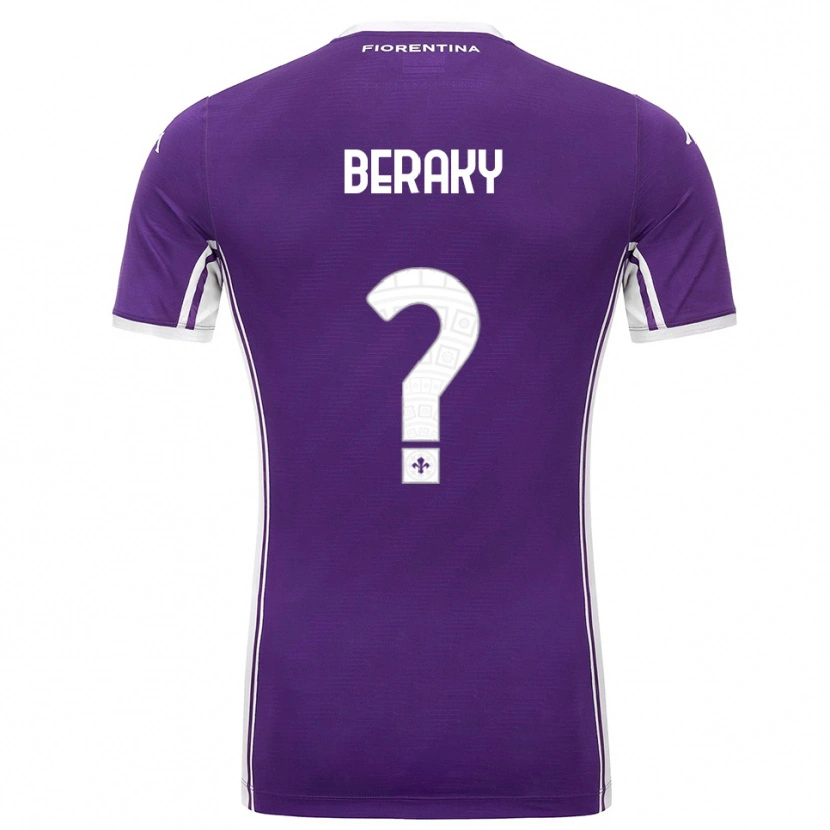 Danxen Damen Mussie Beraky #0 Lila Weiß Heimtrikot Trikot 2025/26 T-Shirt Österreich