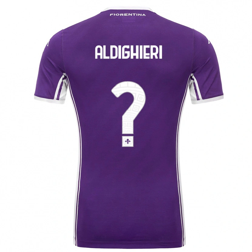 Danxen Damen Benedetto Aldighieri #0 Lila Weiß Heimtrikot Trikot 2025/26 T-Shirt Österreich
