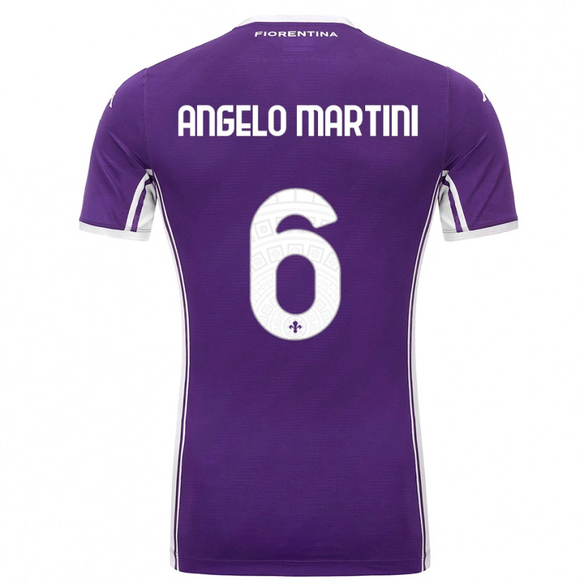 Danxen Damen Angelo Martini #6 Lila Weiß Heimtrikot Trikot 2025/26 T-Shirt Österreich