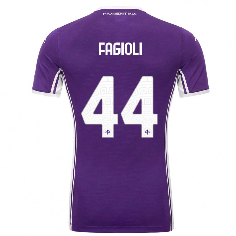 Danxen Damen Nicolò Fagioli #44 Lila Weiß Heimtrikot Trikot 2025/26 T-Shirt Österreich