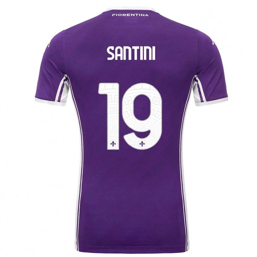 Danxen Damen Margherita Santini #19 Lila Weiß Heimtrikot Trikot 2025/26 T-Shirt Österreich