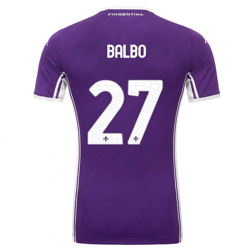 Danxen Damen Luis Balbo #27 Lila Weiß Heimtrikot Trikot 2025/26 T-Shirt Österreich