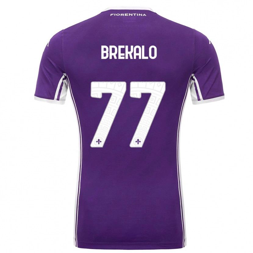 Danxen Damen Josip Brekalo #77 Lila Weiß Heimtrikot Trikot 2025/26 T-Shirt Österreich