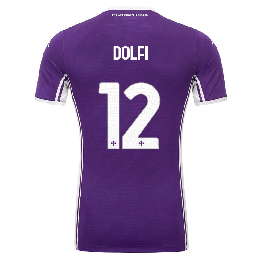 Danxen Damen Brando Dolfi #12 Lila Weiß Heimtrikot Trikot 2025/26 T-Shirt Österreich