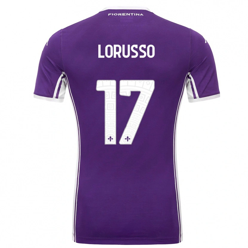 Danxen Damen Angelo Lorusso #17 Lila Weiß Heimtrikot Trikot 2025/26 T-Shirt Österreich
