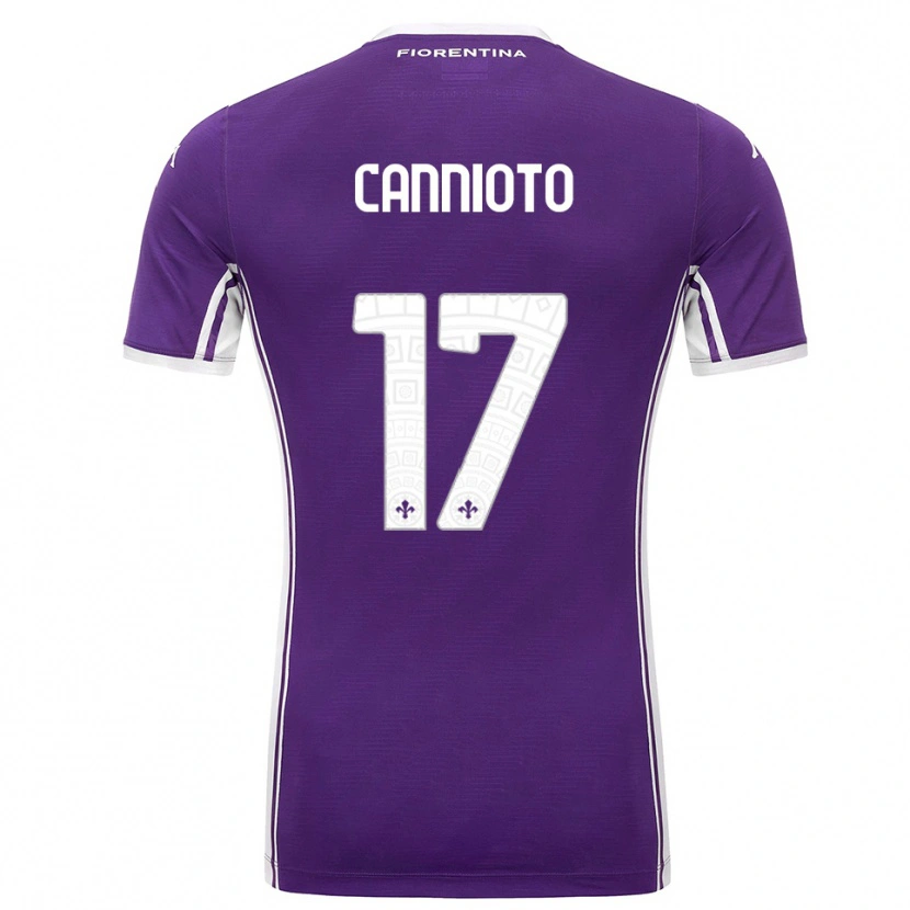 Danxen Damen Andrea Cannioto #17 Lila Weiß Heimtrikot Trikot 2025/26 T-Shirt Österreich