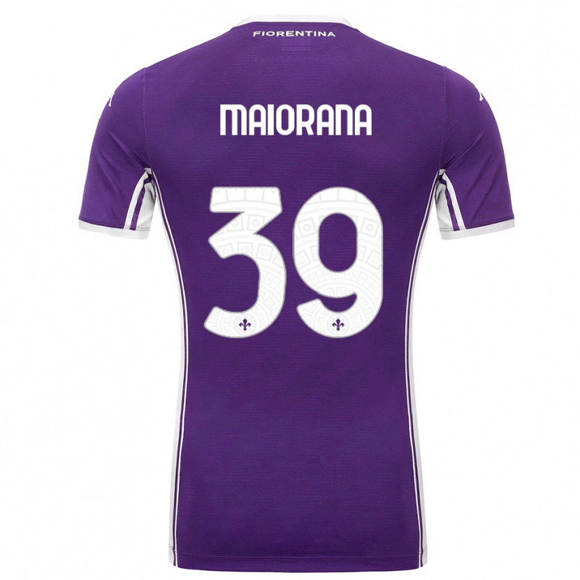 Danxen Damen Stefano Maiorana #39 Lila Weiß Heimtrikot Trikot 2025/26 T-Shirt Österreich