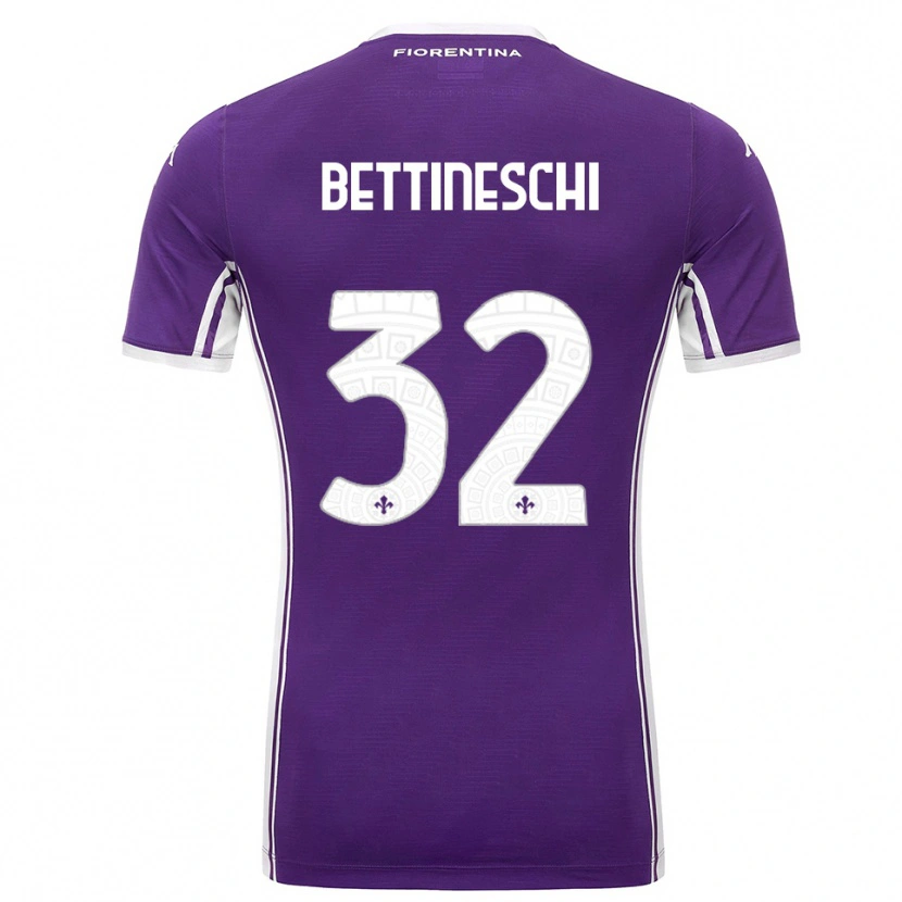 Danxen Damen Giorgia Bettineschi #32 Lila Weiß Heimtrikot Trikot 2025/26 T-Shirt Österreich