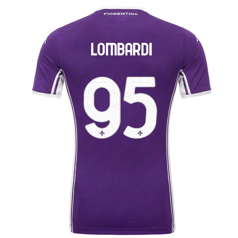 Danxen Damen Emma Lombardi #95 Lila Weiß Heimtrikot Trikot 2025/26 T-Shirt Österreich