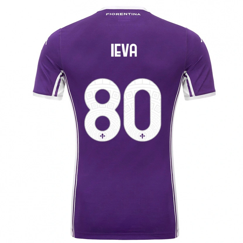 Danxen Damen Stella Ieva #80 Lila Weiß Heimtrikot Trikot 2025/26 T-Shirt Österreich