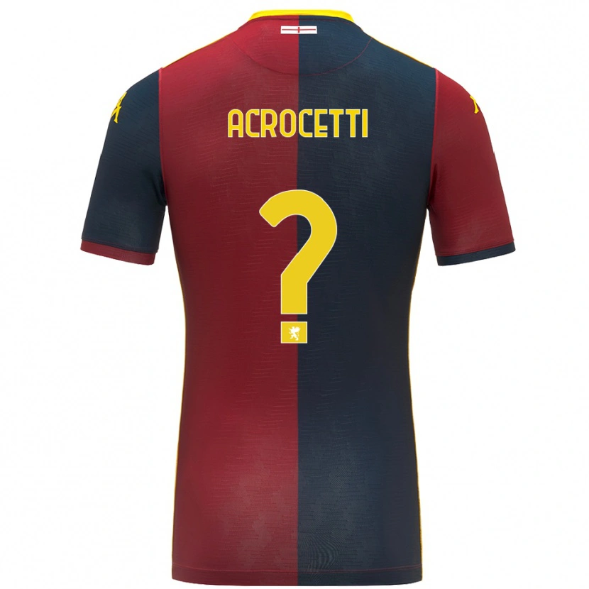 Danxen Damen Edoardo Acrocetti #0 Rot Königsblau Heimtrikot Trikot 2025/26 T-Shirt Österreich