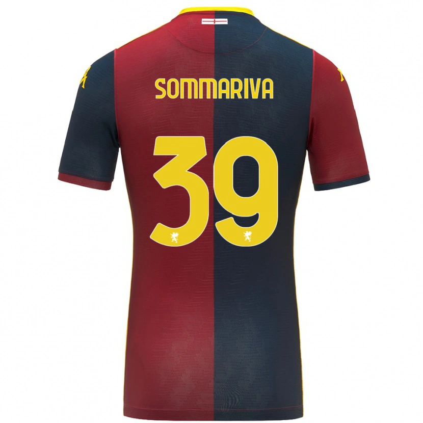 Danxen Damen Daniele Sommariva #39 Rot Königsblau Heimtrikot Trikot 2025/26 T-Shirt Österreich