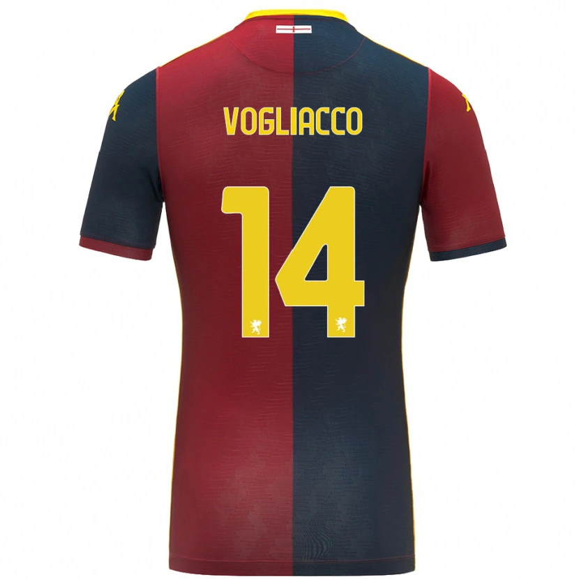Danxen Damen Alessandro Vogliacco #14 Rot Königsblau Heimtrikot Trikot 2025/26 T-Shirt Österreich