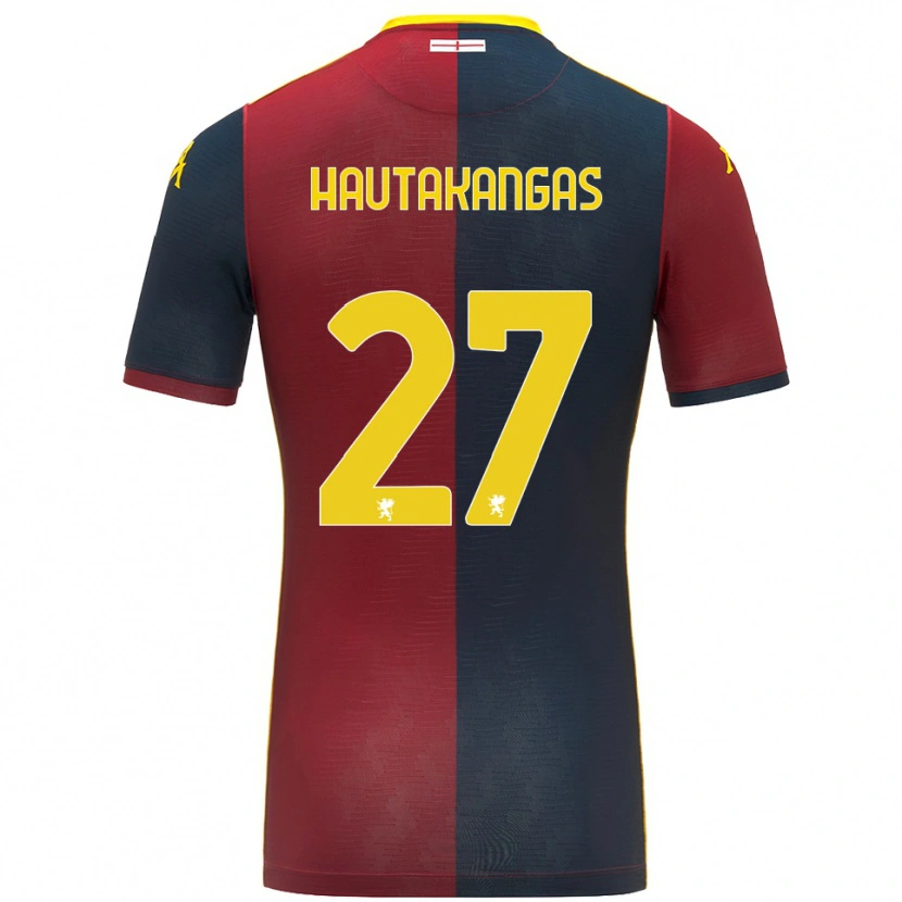 Danxen Damen Pietu Hautakangas #27 Rot Königsblau Heimtrikot Trikot 2025/26 T-Shirt Österreich