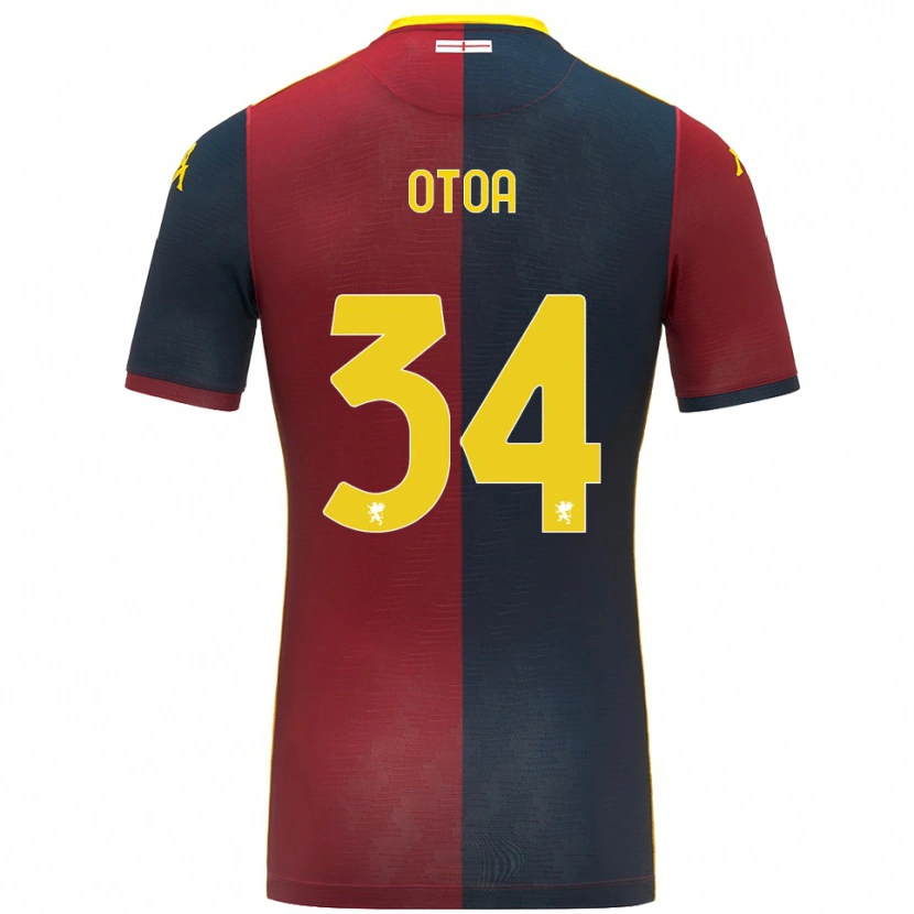 Danxen Damen Sebastian Otoa #34 Rot Königsblau Heimtrikot Trikot 2025/26 T-Shirt Österreich