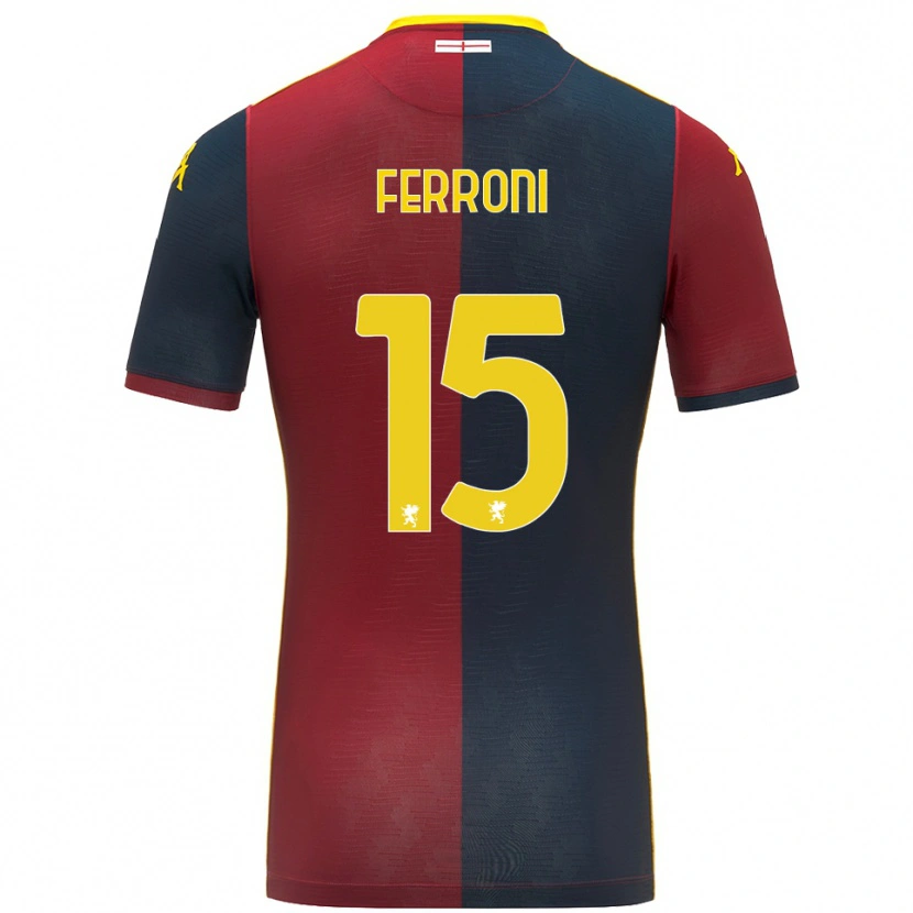 Danxen Damen Leonardo Ferroni #15 Rot Königsblau Heimtrikot Trikot 2025/26 T-Shirt Österreich